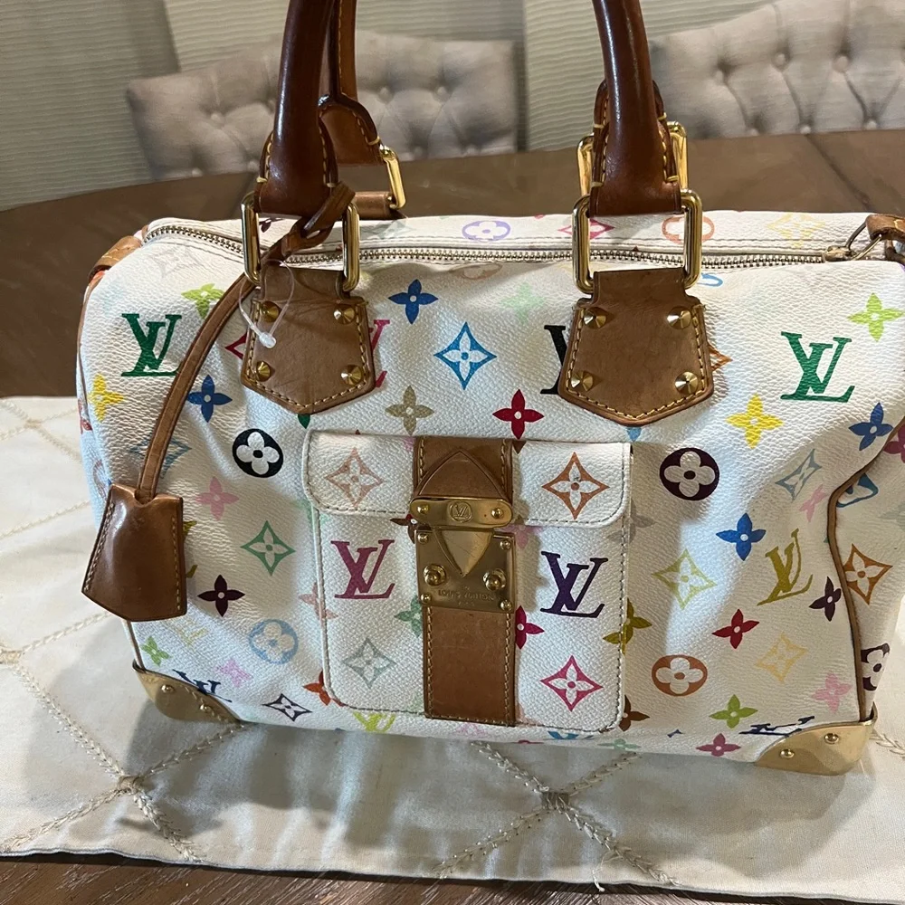 Louis Vuitton Multicolor Speedy Takashi Murakami - Picture 3 of 13